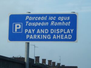 Pay and Display Parking Sign