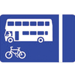 RUS 028 Nearside With-Flow Bus Lane