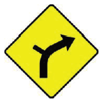 W-009R-Side-Road-on-Outside-of-Right-Bend