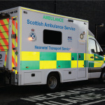 Image of an Ambulance with Reflective Livery